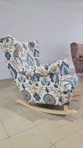 Fotel Uszak Azul na płozach 