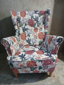 Fotel Uszak Sisi czerwony