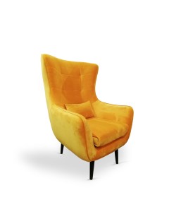 Fotel Milord Magic velvet 2215+podnóżek 